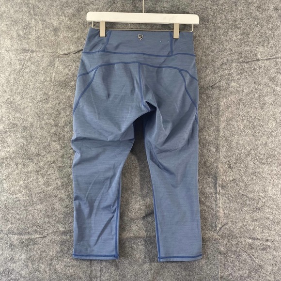 Kuhl Skulpt Leggings Small Blue Mid Rise Kapri Tight Capri Crop Athleisure - Picture 3 of 11